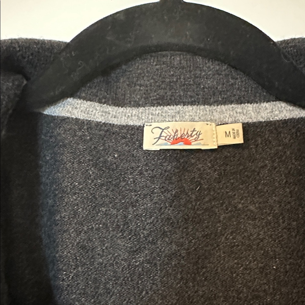 Faherty Jackson Polo Pullover In Ash Heather - image 3